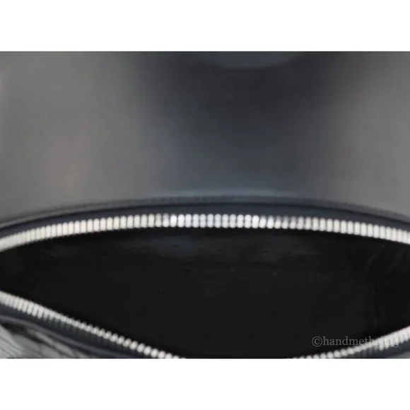 NWT Michael Kors Men's Cooper Crocodile Black Embossed Leather Shoulder Backpack - Picture 7 of 8